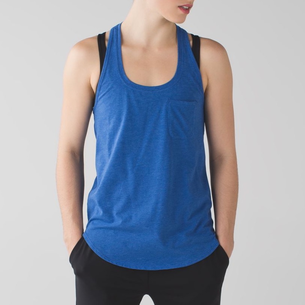 Lululemon Yogi Racerback Tank - Blue